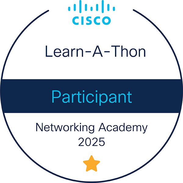 Cisco Learn-A-Thon 2025 badge